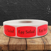 鸡蛋沙拉标签- 1卷1000 (520027)