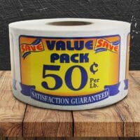 价值包装节省50分标签-一卷500枚(500110)