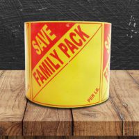 Family Pack Save $ Label - 500 Pack (500466)