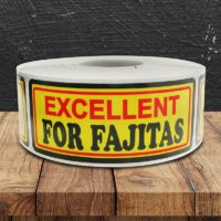 优秀的Fajitas标签- 1卷500 (500475)