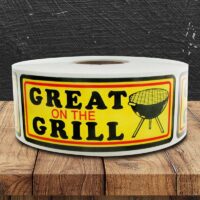 Great On The Grill标签- 1卷500 (500481)