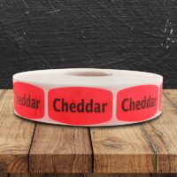 切达干酪标签- 1卷1000 (520008)